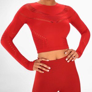 Fabletics red crop top
